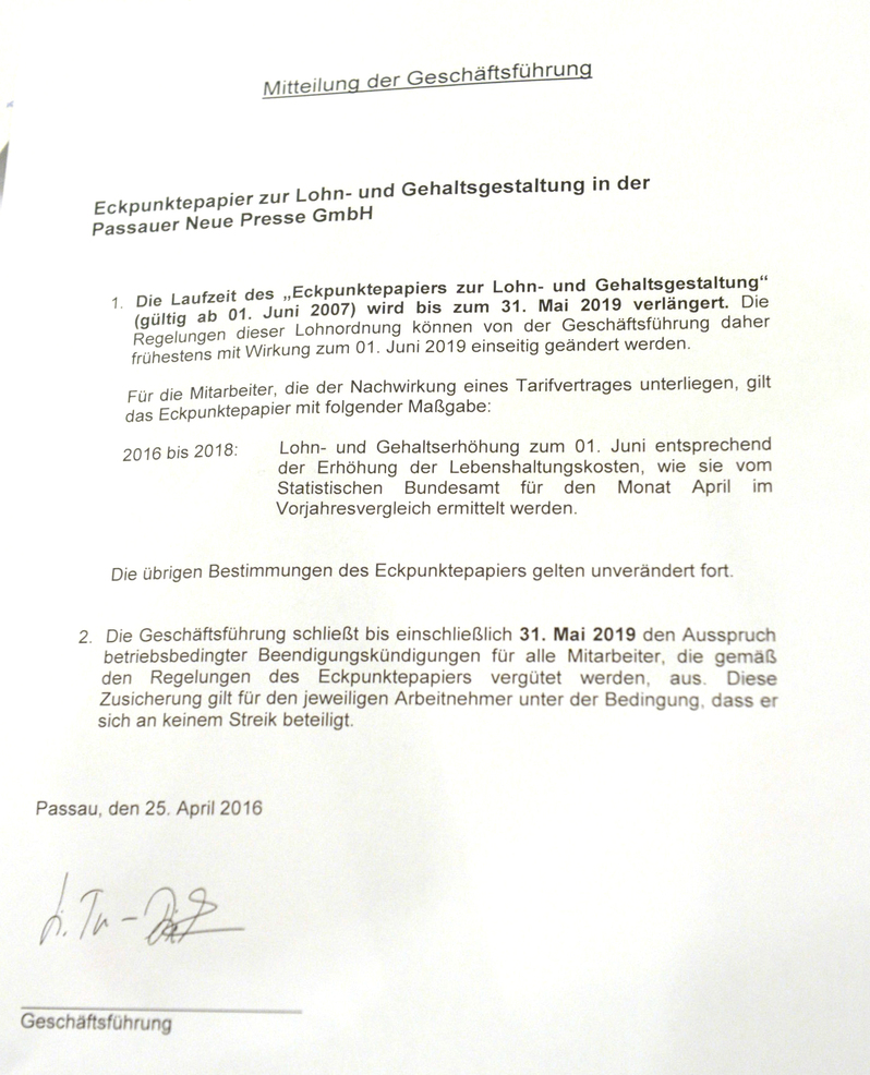 Pnp Tucci Diekmann Lasst Gewerkschaften Abblitzen Printmagazin Burgerblick Passau